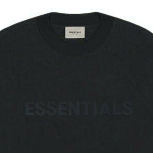 Fear of God Essentials 3D Logo Long Sleeve Black
